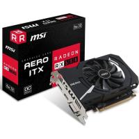 MSI 4gb RX550 Aero ITX OC Edition 4G OC DDR5 128bit HDMI DVI DisplayPort 16X (PCIe 3.0) 50w 300w 6.0ghz 3452 (PassMark P