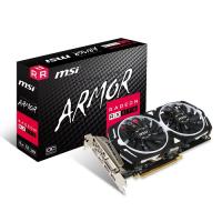 MSI 4gb RX570 Armor OC Edition 4G OC DDR5 256bit HDMI DVI 3x DisplayPort 16X (PCIe 3.0) 150w 400w 7.0ghz 6854 (PassMark