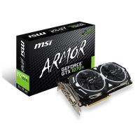 MSI 8gb nVidia GTX1070TI Armor 8G DDR5 256bit HDMI DVI 3x DisplayPort 16X (PCIe 3.0) 180w 500w 8.0ghz