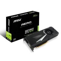 MSI 8gb nVidia GTX1070 Aero 8G OC DDR5 256bit HDMI DVI 3x DisplayPort 16X (PCIe 3.0) 225w 500w 8.0ghz