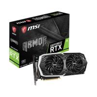 MSI 8gb RTX2070 Armor RTX2070 8G OC GDDR6 256bit HDMI Type-C 3x DisplayPort 16X (PCIe 3.0) 185w 550w 14.0ghz