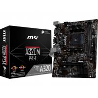 MSI A320M PRO-E AM4 DDR4 3200 DVI VGA USB3.1 mATX