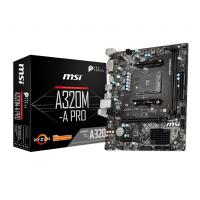 MSI A320M-A PRO DDR4 SATA3 HDMI DVI PCIe 16X v3.0 AM4 mATX