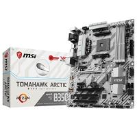 MSI AM4 B350 DDR4 Tomahawk Arctic 4x Sata 1x M2 Sata HDMI DVI AMD Ryzen Graphics 4x (PCIe) ATX