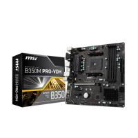 MSI AM4 B350 DDR4 B350M Pro-VDH 4x Sata 1x M2 Sata HDMI DVI AMD Ryzen Graphics 3x (PCIe) mATX
