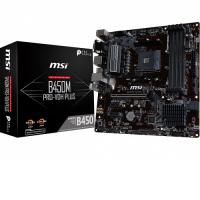 MSI AM4 B450 DDR4 B450M Pro-VDH Plus 4x Sata 1x M2 Sata HDMI DVI AMD Ryzen Graphics 3x (PCIe) mATX