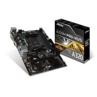 MSI AMD A320M PRO-VD/S A320 DDR4 3200 VGA GLAN AM4 USB3.1
