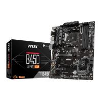 MSI B450-A Pro Max AM4 Ryzen DDR4 Vga Dvi-D Hdmi