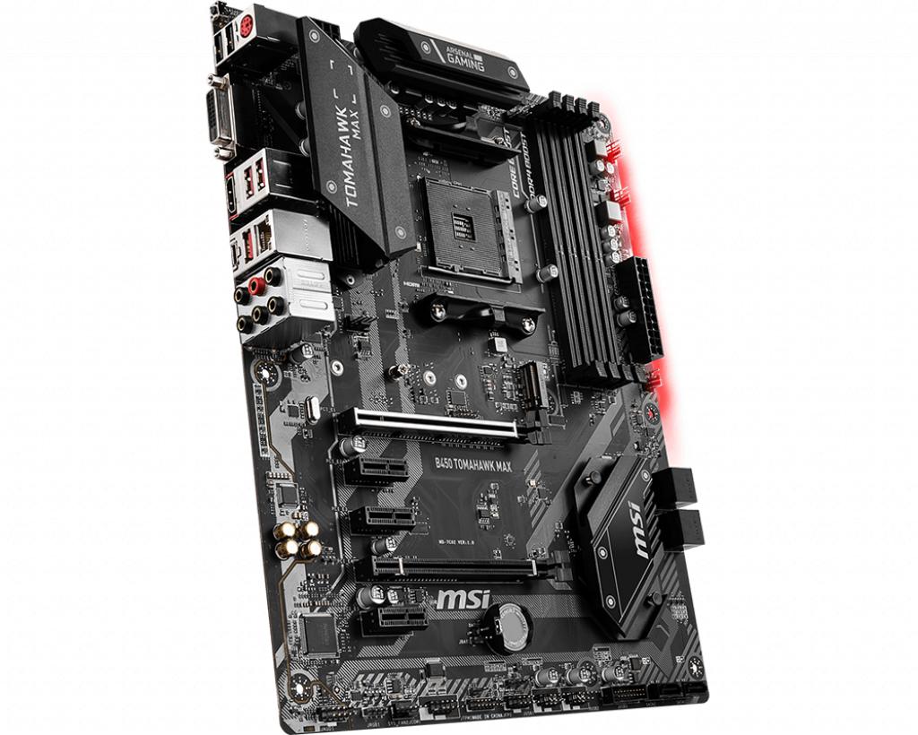 MSI B450 TOMAHAWK MAX DDR4 3466Mhz ATX RGB AM4 - 130.32 USD + KDV