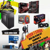 MSI B450M Gaming Plus - Ryzen 7 3700X - 16GB DDR4 Ram - MSI RX6700XT Ekran Kartı - 500GB M2 SSD - 500W PSU