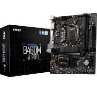 MSI B460M-A PRO DDR4 SATA3 M2 PCIe NVME HDMI DVI PCIe 16X v3.0 1200p mATX