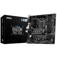 MSI B460M PRO-VDH DDR4 M2 PCIe NVME HDMI DVI PCIe 16X v3.0 1200p mATX