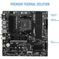 MSI B550M PRO-VDH WIFI DDR4 M2 PCIE NVME HDMI DP PCIe 16X v4.0 AM4 ATX