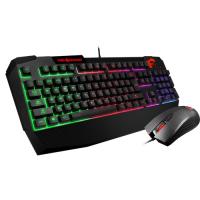 MSI VIGOR GK40 Q İngilizce Usb Combo RGB LED Gaming Klavye Mouse Set
