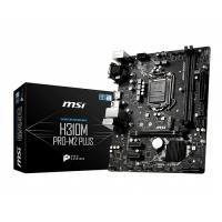 MSI H310M Pro-M2 Plus DDR4 M2 PCIe NVME HDMI DVI PCIe 16X v3.0 1151p v2 mATX