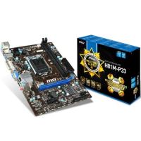 MSI H81M-P33 DDR3 1600MHz S+V+GL+ 1150p (mATX)