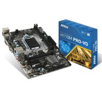 MSI INTEL H110M PRO-VD H110 DDR4 2133 VGA GLAN 1151P USB 3.1