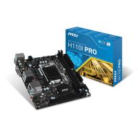 MSI INTEL H110I PRO H110 DDR4 2133 VGA GLAN M2 1151P MINI ITX