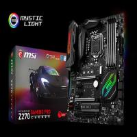 MSI INTEL H270 GAMING PRO CARBON H270 DDR4 2400 VGA GLAN 1151P-7 M.2 SATA USB3.1