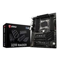 MSI INTEL X299 RAIDER X299 DDR4 4133 GLAN 2066p M.2 SATA USB3.1