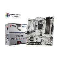 MSI INTEL B360M MORTAR TITANIUM B360 DDR4 2666 VGA GLAN 1151p-8 M.2 SATA USB3.1
