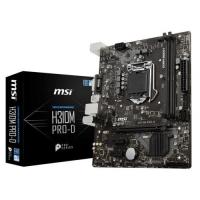 MSI INTEL H310M PRO-D H310 DDR4 2666 DVI GLAN 1151p-8 USB3.1 mATX