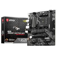 MSI MAG A520M VECTOR WIFI DDR4 M2 PCIe NVME HDMI DP PCIe 16X v3.0 AM4 mATX