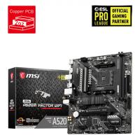 MSI MAG A520M VECTOR WIFI DDR4 M2 PCIe NVME HDMI DP PCIe 16X v3.0 AM4 mATX