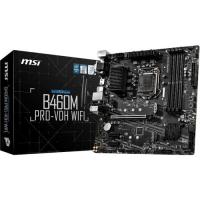 MSI MAG B460M PRO-VDH WIFI DDR4 SATA3 M2 PCIE NVME DVI HDMI PCIe 16X v3.0 1200p mATX