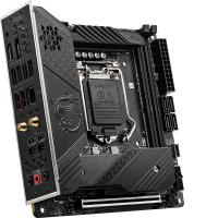 MSI MEG Z590I UNIFY DDR4 M2 PCIE NVME HDMI DP 16X PCIE v4.0 1200p mITX