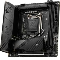 MSI MEG Z590I UNIFY DDR4 M2 PCIE NVME HDMI DP 16X PCIE v4.0 1200p mITX