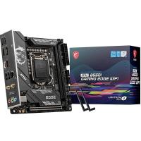 MSI MPG B560I GAMING EDGE WIFI DDR4 M2 PCIE NVME HDMI-DP PCIe 16X v4.0 1200p mITX