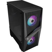 MSI MAG FORGE 100R Powersız Gaming Mid-Tower PC Kasası Siyah