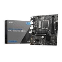 MSI PRO B660M-B DDR4 4600MHZ 1XVGA 1XHDMI 1XM.2 USB 3.2 MATX 1700P