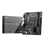 MSI PRO H610M-B DDR4 3200MHZ 1XVGA 1XHDMI 1XM.2 USB 3.2 MATX 1700P