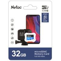Netac 32GB MicroSDHC U3/C10 NT02P500STN-032G-S