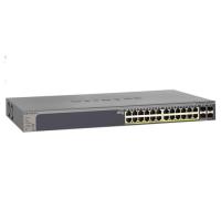 NETGEAR 24 Port GS728TP-100EUS 10/100/1000 4x SFP PoE Switch (192W)