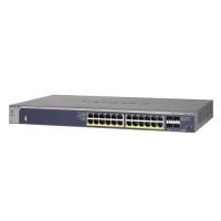 NETGEAR 24Port PoE+ GSM7224P-100NES 10/100/1000 Base-T L2 Yönetilebilir 4x SFP Gigabit Switch