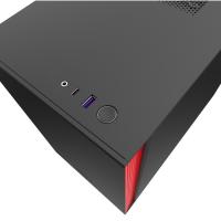NZXT H210 CA-H210B-BR SIYAH/KIRMIZI KASA