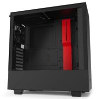 NZXT POWERSIZ H510  2XFANLI COMPACT MID TOWER GAMING PC KASASI CA-H510B-BR