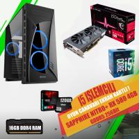 OYUN BİLGİSAYARI Intel i5 6500 RX560 4GB 120GB SSD 8GB DDR4 RAM