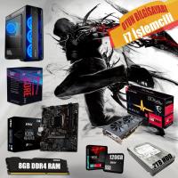 Oyun Bilgisayarı PUBG - GTA5 - CSGO Intel i7 8GB DDR4 120GB SSD + 2TB HDD