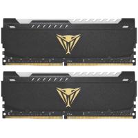 PATRIOT 16GB (2X 8GB) 3200MHz DDR4 DUAL KIT RGB PC RAM VIPER STEEL PVSR416G320C8K