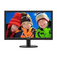 PHILIPS 23.6 243V5QSBA-01 8Ms VGA+DVI Led Monitör Siyah