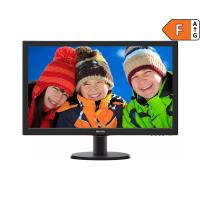 Philips 23.6" 243V5QHABA/00 8ms Vga Dvi Hdmi Siyah