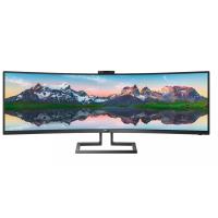 PHILIPS 49" VA 499P9H-00 5MS 70Hz HDMI-DP (5120 X 1440) KAVİSLİ Monitör Web Kameralı