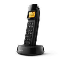PHILIPS D1401B/TR Dect 1.6 Ekran Caller ID 50 Rehber Hafızalı Telefon Siyah