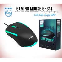 PHILIPS Momentum SPK9314/00 G314,Gaming, Işıklı, Optik, Mouse, Usb