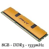 PNY 8GB ( 2X4GB) 1333MHZ DDR3 GOLD SOĞUTUCULU RAM