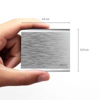 PNY Pro Elite Gümüş 250 GB 1000/320MB/s USB 3.2 Gen 2 Type-C Taşınabilir SSD (PSD0CS2060SB-250-RB)
